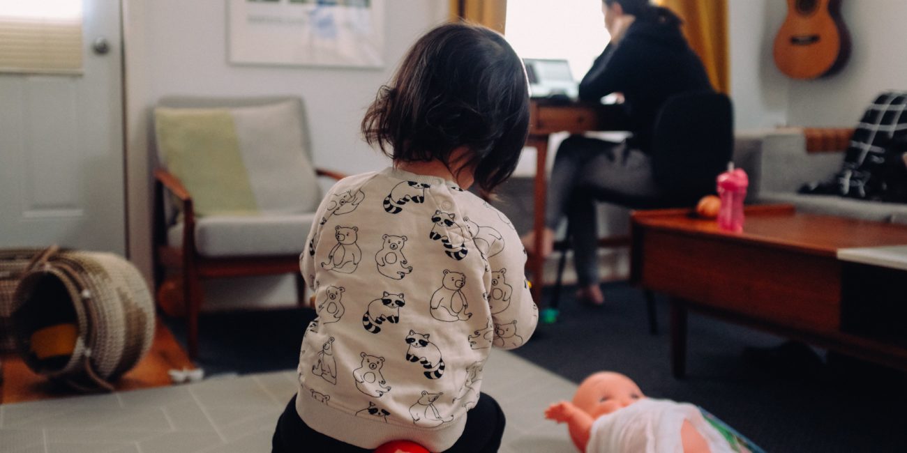 Télétravailler avec des enfants