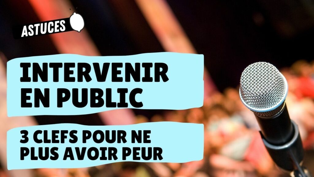 intervenir en public