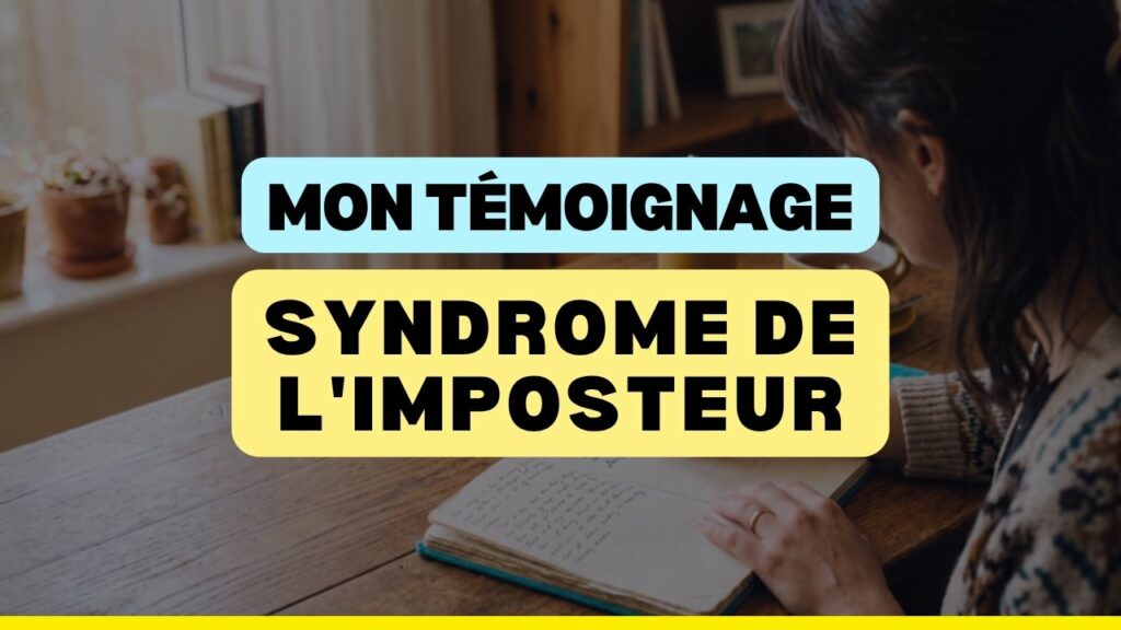 Catherine Testa écrivant son témoignage sur le syndrome de l'imposteur