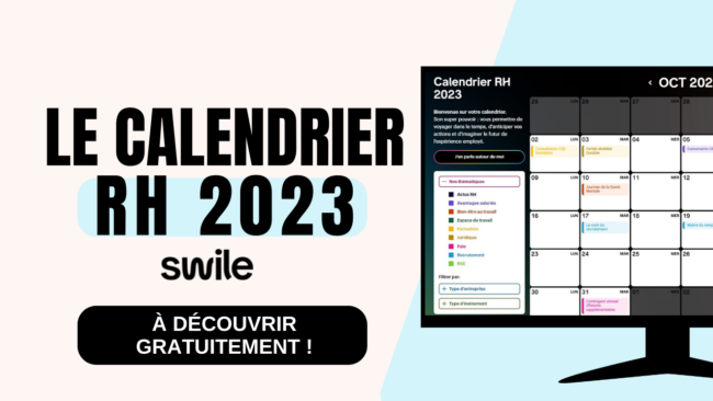 Le calendrier RH 2023 Swile