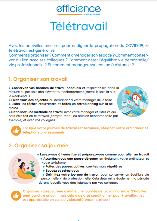 Efficience santé au travail