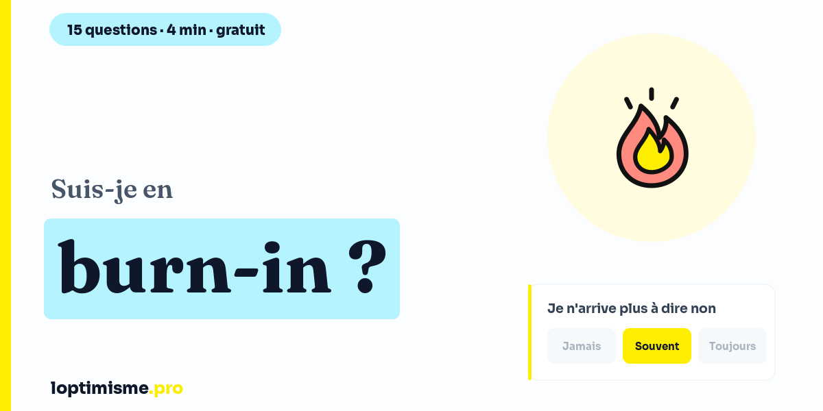 Test burn in gratuit : suis-je en burn-in ?