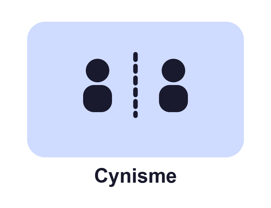 Le symptôme de cynisme et de distance du burn-out
