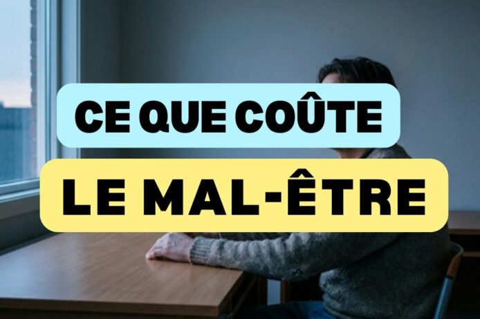 Ce que coute le mal-etre Cout du mal-etre au travail et ROI de la QVCT, un salarie pensif a son bureau