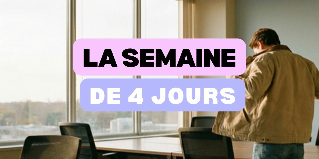 Semaine de 4 jours et flexibilite, un bureau calme en fin de semaine