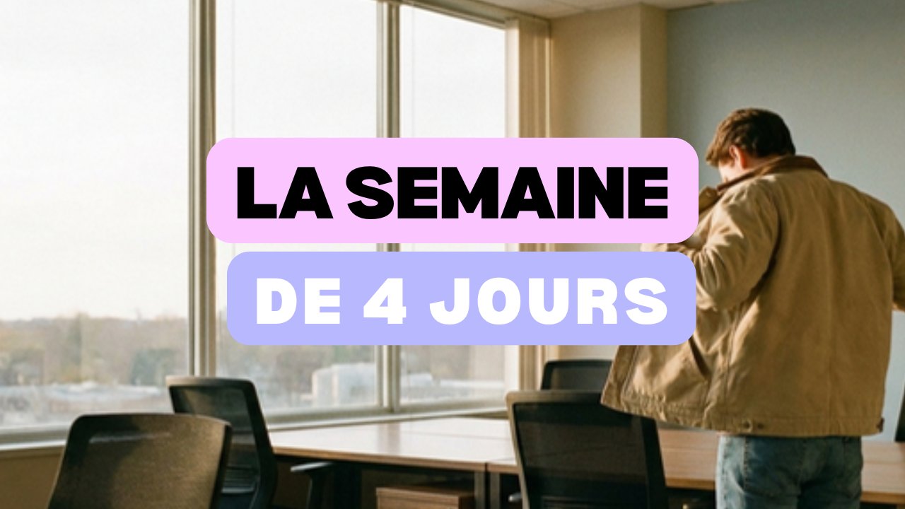 Semaine de 4 jours et flexibilite, un bureau calme en fin de semaine