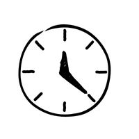 Une horloge, symbole du temps perdu à relancer un compte rendu qui n’arrive pas