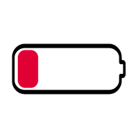 Surmenage au travail&nbsp;: une batterie rouge, symbole d’une énergie qui s’épuise