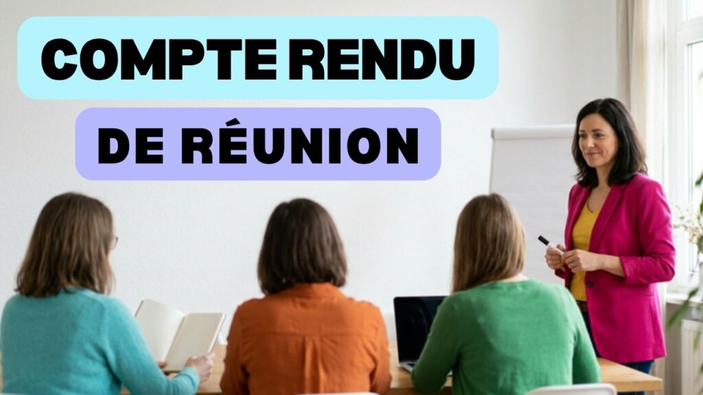 Compte rendu de réunion : une manager et son équipe relisent ensemble les décisions à la fin d’une réunion